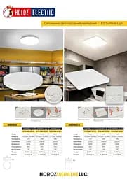 Світлодіодний світильник Horoz Electric Andrea/S-20 20W 6400К білий - мініатюра 5