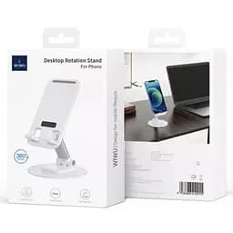 Підставка для планшетів WIWU ZM109 Desktoop Rotation Stand White - мініатюра 6