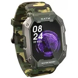 Розумний наручний годинник Smart Uwatch Military Камуфляж