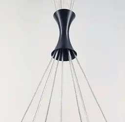 Підвісний світильник Transparent Bubbles на 13 плафонів з металевою ниткою Line.F 371/13 - мініатюра 4