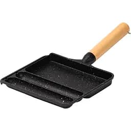 Сковорода для завтрака с антипригарным покрытием 21x18,5x2 см, черный Breakfast HP39572B