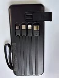 Power Bank 20000 mAh павербанк з екраном LVR 015 Black (17551) - мініатюра 2
