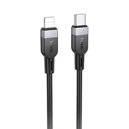 Дата кабель Hoco X109 Energy silicone Type-C to Lightning (1m) Black