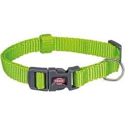 Ошейник для собак Trixie Premium, нейлон, XXS-XS,15-25х1 см, ярко-зеленый