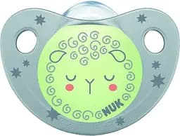 Силіконова пустушка Nuk Trendline Day&Night, розмір 2, сірий (3952313)