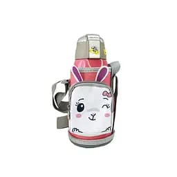 Детский термос-поильник "Зайчик" Mega Zayka MGZ-0324(Pink) с индикатором температуры 550 мл