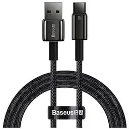 Дата кабель USB 2.0 AM to USB-C 1.0m 100W black Baseus (CAWJ000001)
