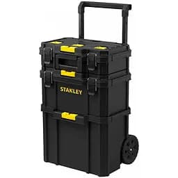 Ящик для инструмента Stanley Quicklink модульный 3 секции на колесах 80 л 75.1x55x41 см (STST83319-1)