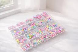 Різнобарвні еластичні гумки та затискачі