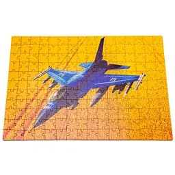 Фигурный деревянный пазл PuzzleOK A3 F16 Fighting Falcon 176 элементов PuzA3-02023 