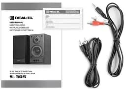 Колонки 2.0 S-305 Black 2 x 20 Вт REAL-EL teh0021059 - мініатюра 9