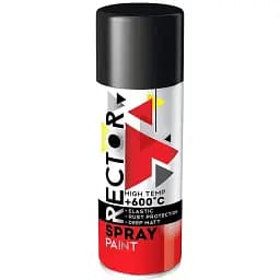 Эмаль Rector жаропрочная черная 400 мл