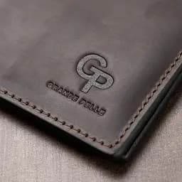Чоловічий шкіряний затискач для грошей GRANDE PELLE 12х8х0.7 см acs0022432 - мініатюра 8