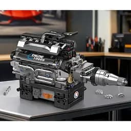 Конструктор Mould King Mking Двигун і коробка передач RR V12 (10205) [161093] - мініатюра 4