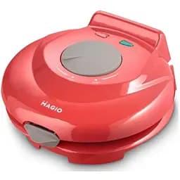 Вафельница Magio MG-394 с регулировкой температуры для тонких вафель трубочек диаметр 17 см 750 Вт Красная