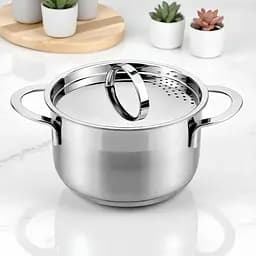Каструля з нерж. сталі CASSIDA New Line 22 см, 6.10л з кришкою - мініатюра 2