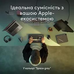 Клавіатура Logitech MX Keys S for Mac Space Grey (920-011637) [138844] - мініатюра 12