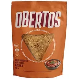 Гренки Обертоси пшенично-ржаные бездрожжевые с семенами подсолнечника со вкусом Аджика 100 г