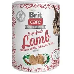 ласощі для кішок Brit Care Cat Snack Superfruits Lamb ягненок, 100 г
