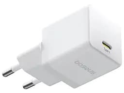 Мережевий зарядний пристрій Baseus Palm Fast Charger Type-C 20W P10111602213-00 White - мініатюра 4