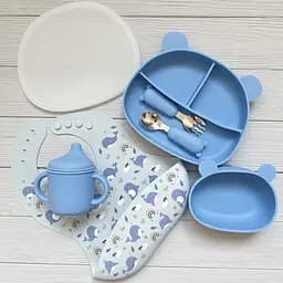 Набір посуду дитячий Ведмедика BPR img_e1785 ведмедик K52 Powder Blue