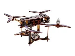Дерев'яний 3D конструктор FPV Mini, Puzzleоk (Puz-00953), 95 дет. - мініатюра 5