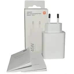 Сетевое зарядное устройство для Xiaomi BHR07SLEU Original 45Вт Turbo Charging Блок питания USB-A