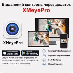 Мини NVR відеореєстратор мережевий на 8 камер із записом на SD картку пам'яті до 128 Гб Enster HS-NVR-2608MN (101212) - мініатюра 7