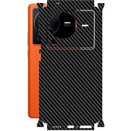 Захисна плівка StatusSKIN для Vivo X80 Pro Корпус Вініл Карбон чорний