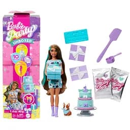 Кукла Barbie Party unboxed в бирюзовых тонах (JFG72)