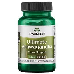 Екстракт ашваганди Swanson Ashwagandha  Ultimate 250 mg, 60 вегакапсул