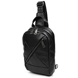 Рюкзак слинг кожаный с карманами TARWA 29х17х8 см sum0028241