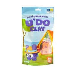 Набор для творчества "Воздушная масса U'DO Clay" Strateg 30879, 16 штук