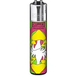 Зажигалка Clipper Standard Neon Shrooms
