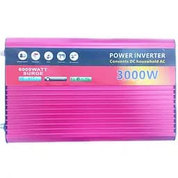 Автомобильный инвертор Inverter Expert Power Inverter 002 модифицированная синусоида Red 2 розетки 1 USB с 12V на 220V 3000W (11038)