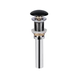 Донний клапан Qtap PU03 70x70x227.5 Matt black, Чорний матовий - мініатюра 2