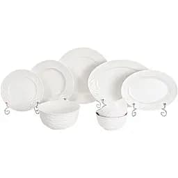 Столовый набор Lefard Волна, 6 персон, 23 предмета, белый (359-479)