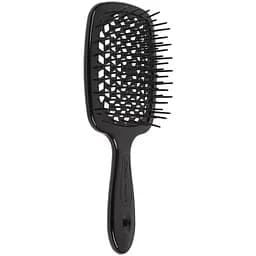 Щетка для волос Janeke Superbrush Carbon, 20,3×8,5 см, черная