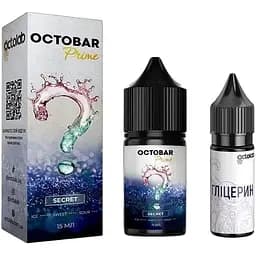 Набір компонентів для самозамісу сольової рідини Octobar Prime 30 мл 0-50 мг Secret Попробуй вгадати смак (16898)