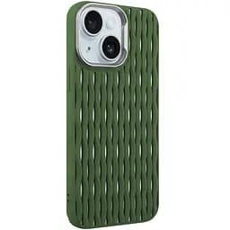 Чохол Epik TPU Ribbio для Apple iPhone 15, 6.1 Green
