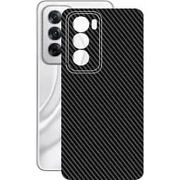 Захисна плівка StatusSKIN для Oppo Reno12 Корпус Вініл Карбон чорний