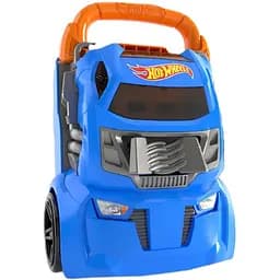 Портативный трек-контейнер Hot Wheels с 4 параллельными дорожками (HWCC14)