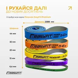 Двошарова резинка для підтягування EasyFit Premium 7-15 кг - мініатюра 10