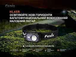 Ліхтар налобний Fenix HL45R LED з безконтактним датчиком - мініатюра 6