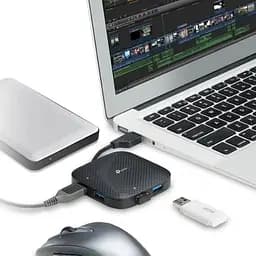Хаб USB UH400 Black TP-Link teh0023482 - мініатюра 4