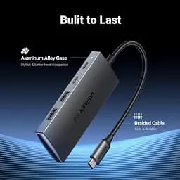 USB-хаб Ugreen CM480 4in1 (30758) [152545] - мініатюра 8