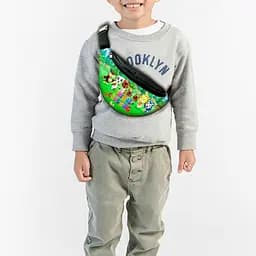 Сумка-бананка  "Animal Crossing New Horizons" с  принтом ,32х15см,детская,молодежная (00030)