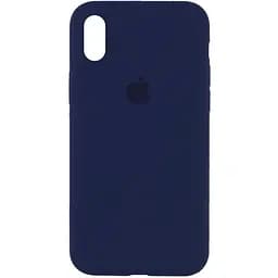 Чохол Epik Silicone Case Full Protective AA для Apple iPhone XS Max 6.5 Синій/Deep navy