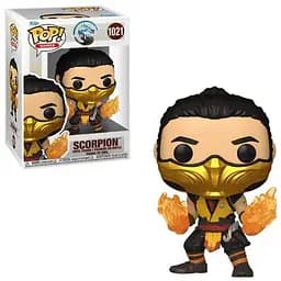 Коллекционная фигурка Funko Pop Мортал Комбат Скорпион Mortal Kombat Scorpion 10 см MK S 1021
