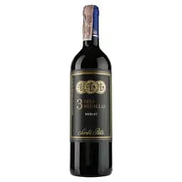 Вино Santa Rita Tres Medallas Merlot, красное, сухое, 13%, 0,75 л
